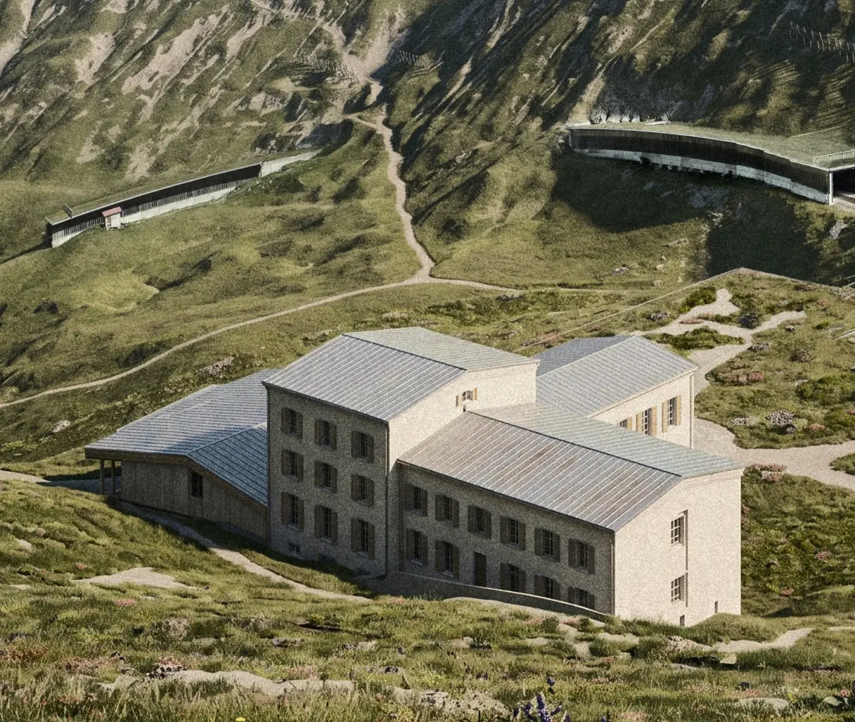 Découvrez le refuge alpin de Naye, réaménagé dans le bâtiment historique de 1892